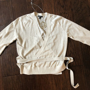Ann Taylor 3/4 sleeve wrap cardigan